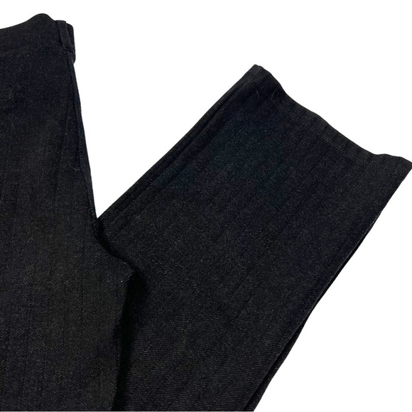 Betabrand Savile Ribbed Straight Leg Yoga Dress Work Pants Charcoal Black 2XL - Picture 6 of 11